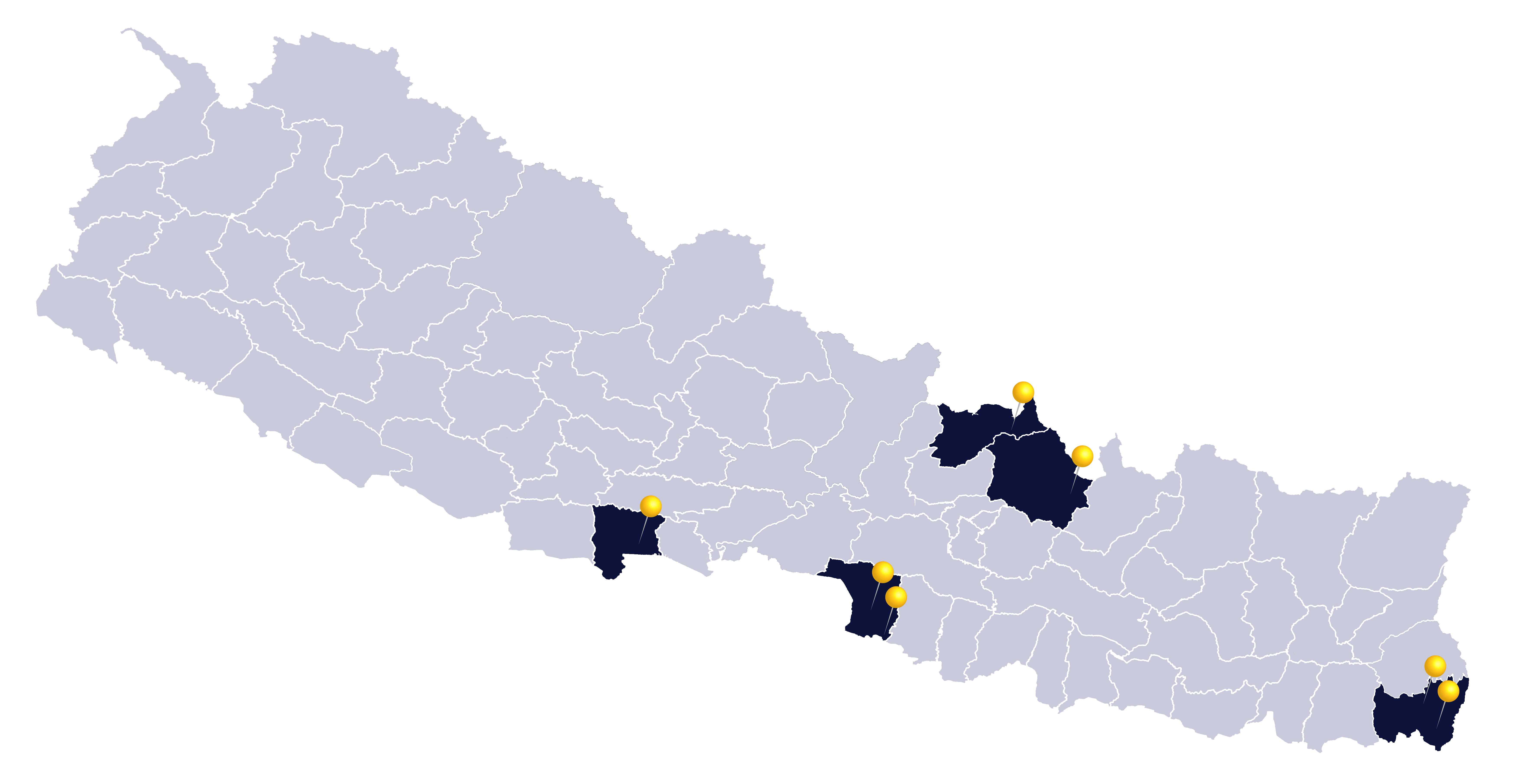 Nepals Map